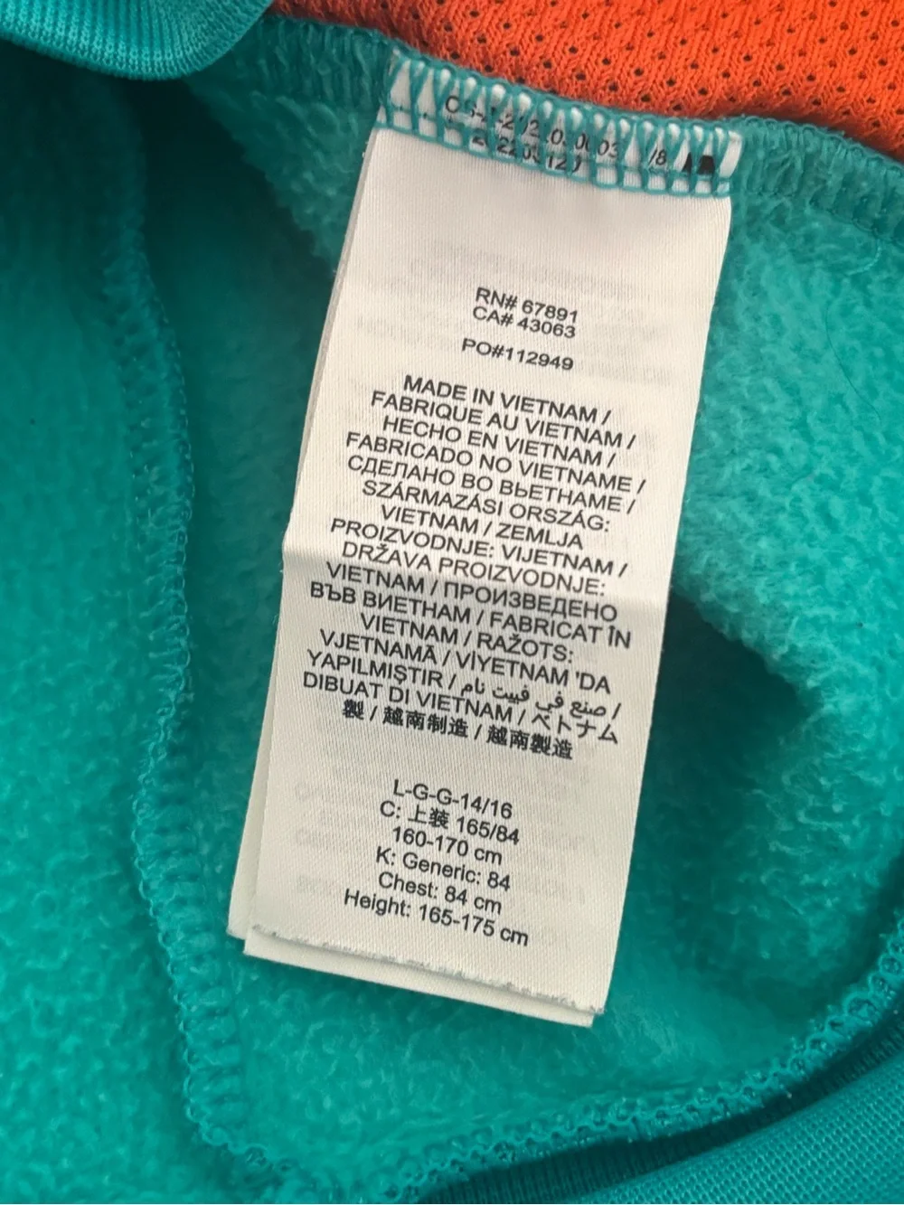 NFL Kids Teal Dolphins Hooded Pullover with Coral Accents